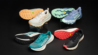 running shoes nearby