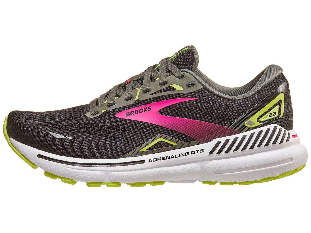 Brooks Adrenaline GTS 23 Women's Shoes Black/Gunmetal | Running Warehouse