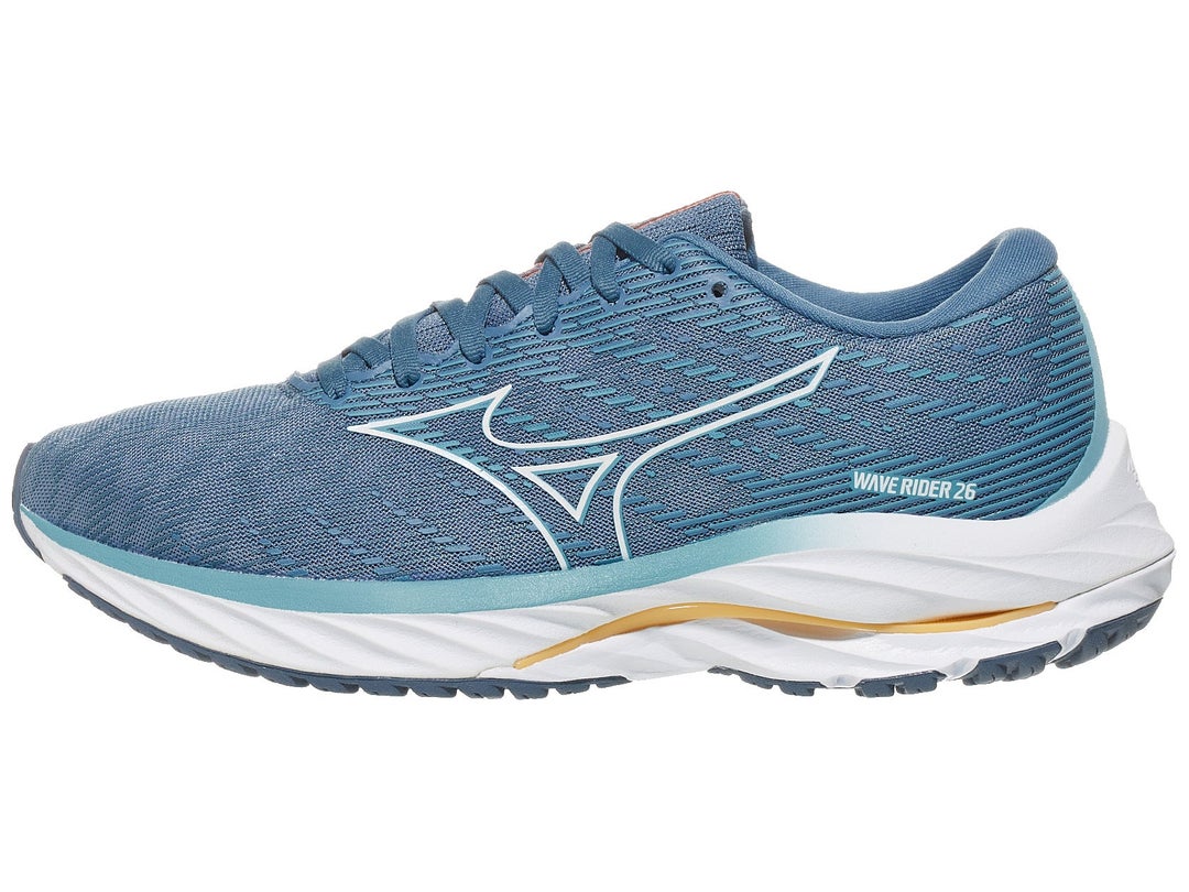 Mizuno Wave Rider 26 Women's Shoes Mountain Spring/Wht | Running Warehouse