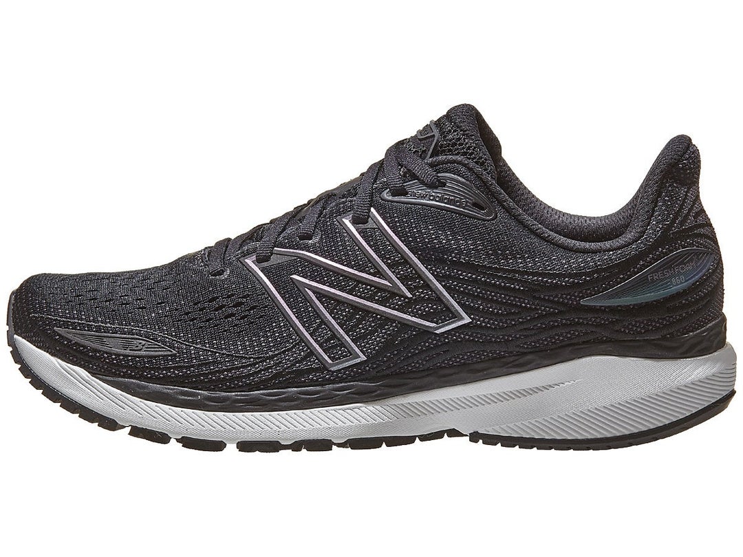 New Balance Fresh Foam 860 v12 Men's Shoes Black/White Running Warehouse