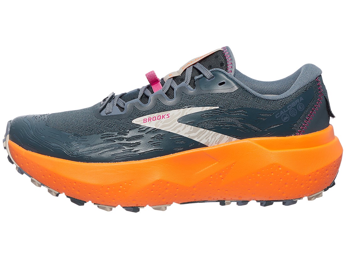 Brooks Caldera 6 Men's Shoes Foraged Slate/Cheddar | Running Warehouse