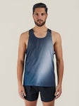 2XU Men's Light Speed React Singlet Moonstone Mist