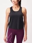 2XU Women's Light Speed Tech Crop Singlet Black