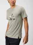 adidas Men's Camo Logo T-Shirt - Pebble