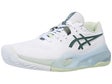Asics Gel Resolution X CLAY Wht/Monu Blu Women's Shoes 