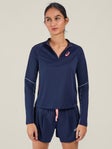 ASICS Womens Match 1/2 Zip Long Sleeve Top