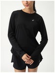 ASICS Women's Silver Long Sleeve Top Performance Black