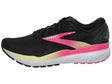 Brooks Ghost 16 Women's Shoes Black/Pink/Yellow