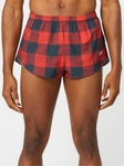 BOA Men's 1" Elite Split Short - Buffalo Plaid