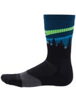 Feetures Trail Max Cushion Mini Crew Socks Aurora