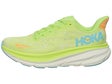 HOKA Clifton 9 Women's Shoes Lettuce/Solar Flare