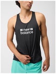 New Balance Men's Athletics Graphic Singlet Black