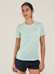 New Balance Women's Athletics T-Shirt Cosmic Jade