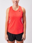 New Balance Women's Q Speed Jacquard Tank Red