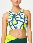 rabbit Women's Crop Hop Built In Lime Abstract 