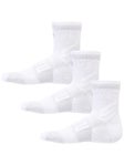 SHYU Training Quarter Socks 3-Pack White