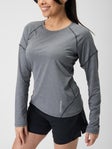 Salomon Women's Cross Run Long Sleeve Tee Heather
