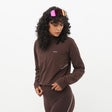 Salomon Women's Sense Aero Hybrid Pullover Coffee Bean