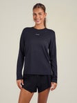 Salomon Women's SHKout Long Sleeve Tee Deep Black