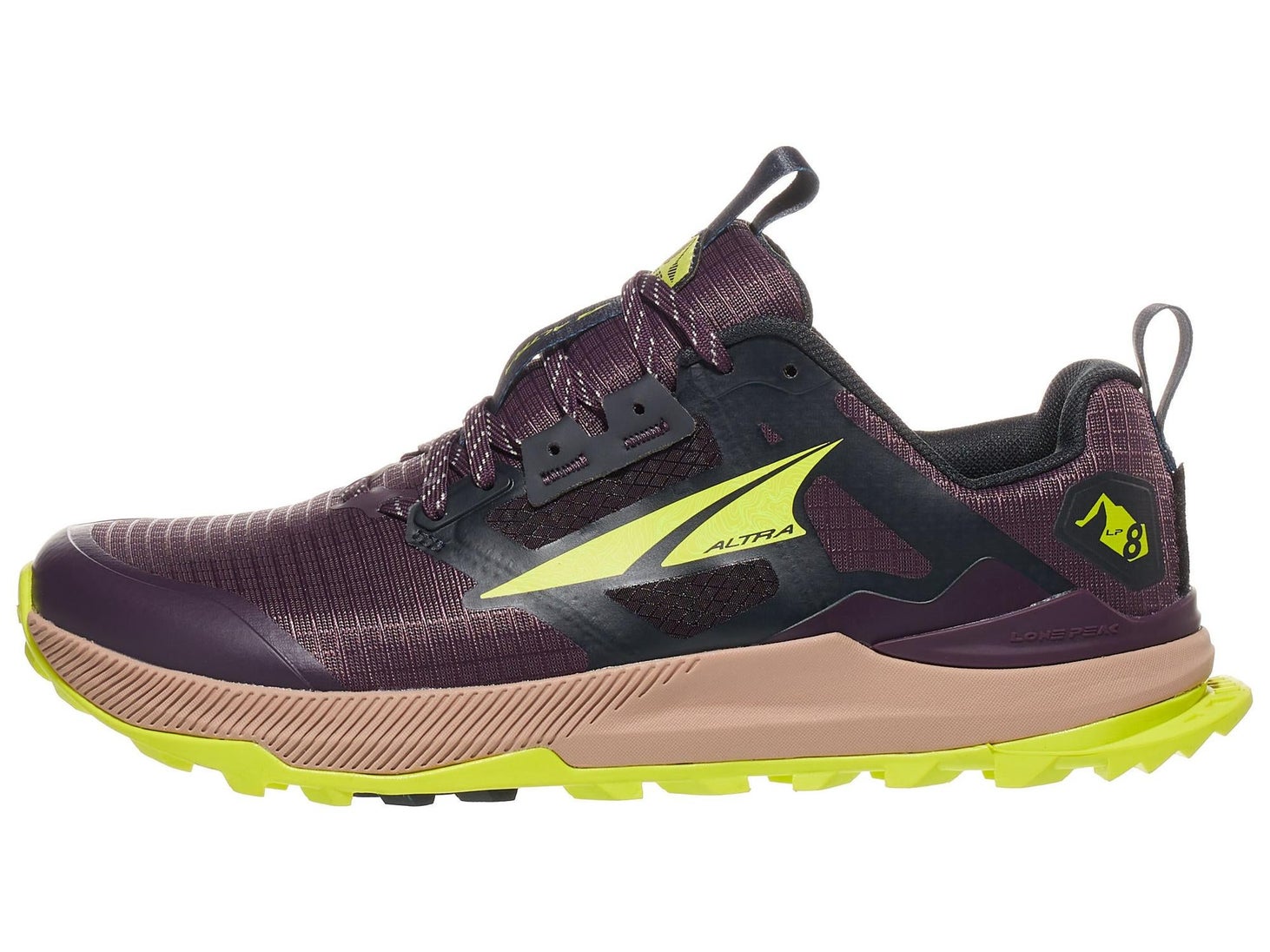 Altra Lone Peak 8 Women's Shoes Dark Purple Running Warehouse