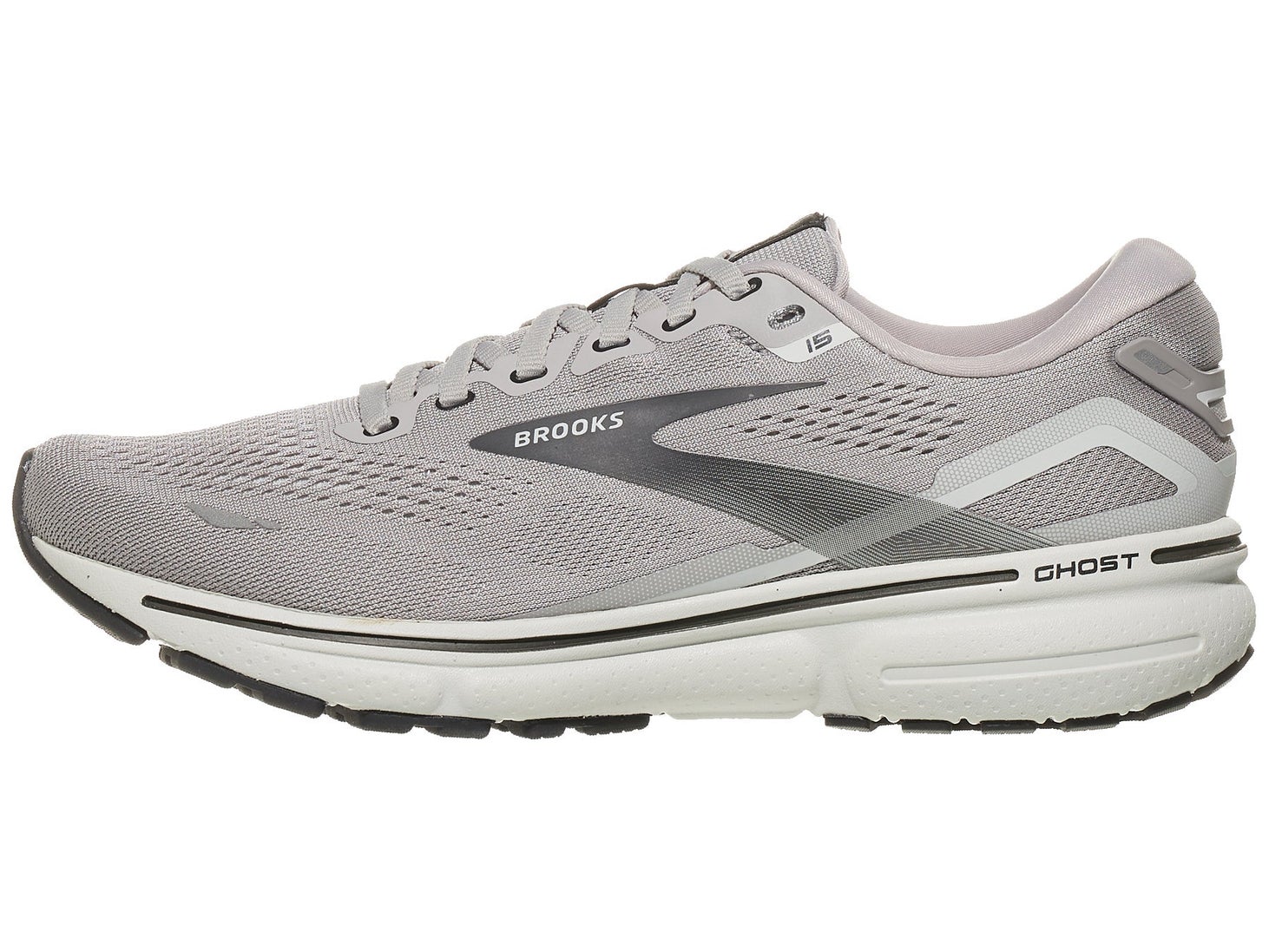 Brooks Ghost 15 Men's Shoes Alloy/Oyster/Black | Running Warehouse