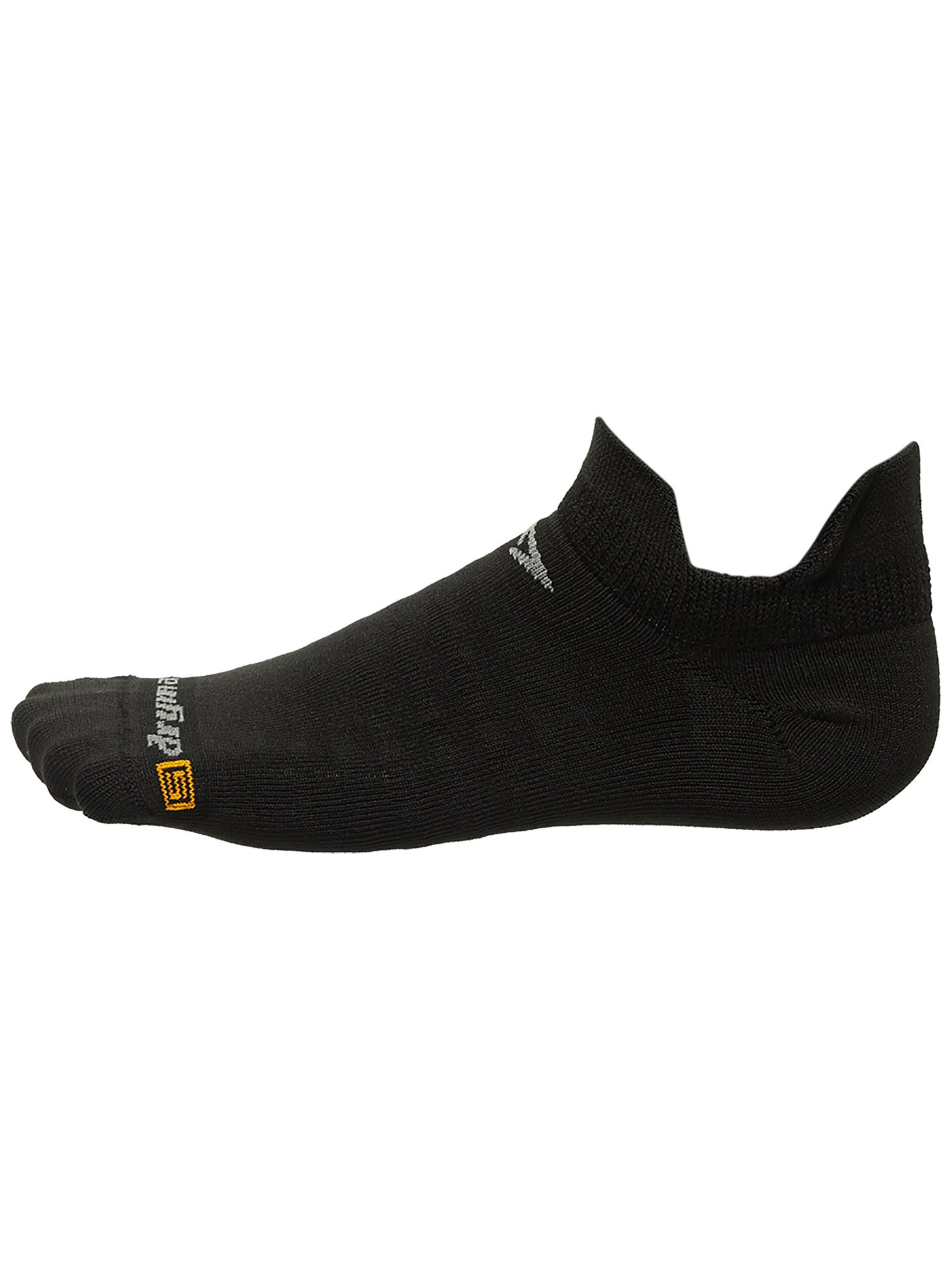 Drymax Hyper Thin No Show Double Tab Socks Black Running Warehouse