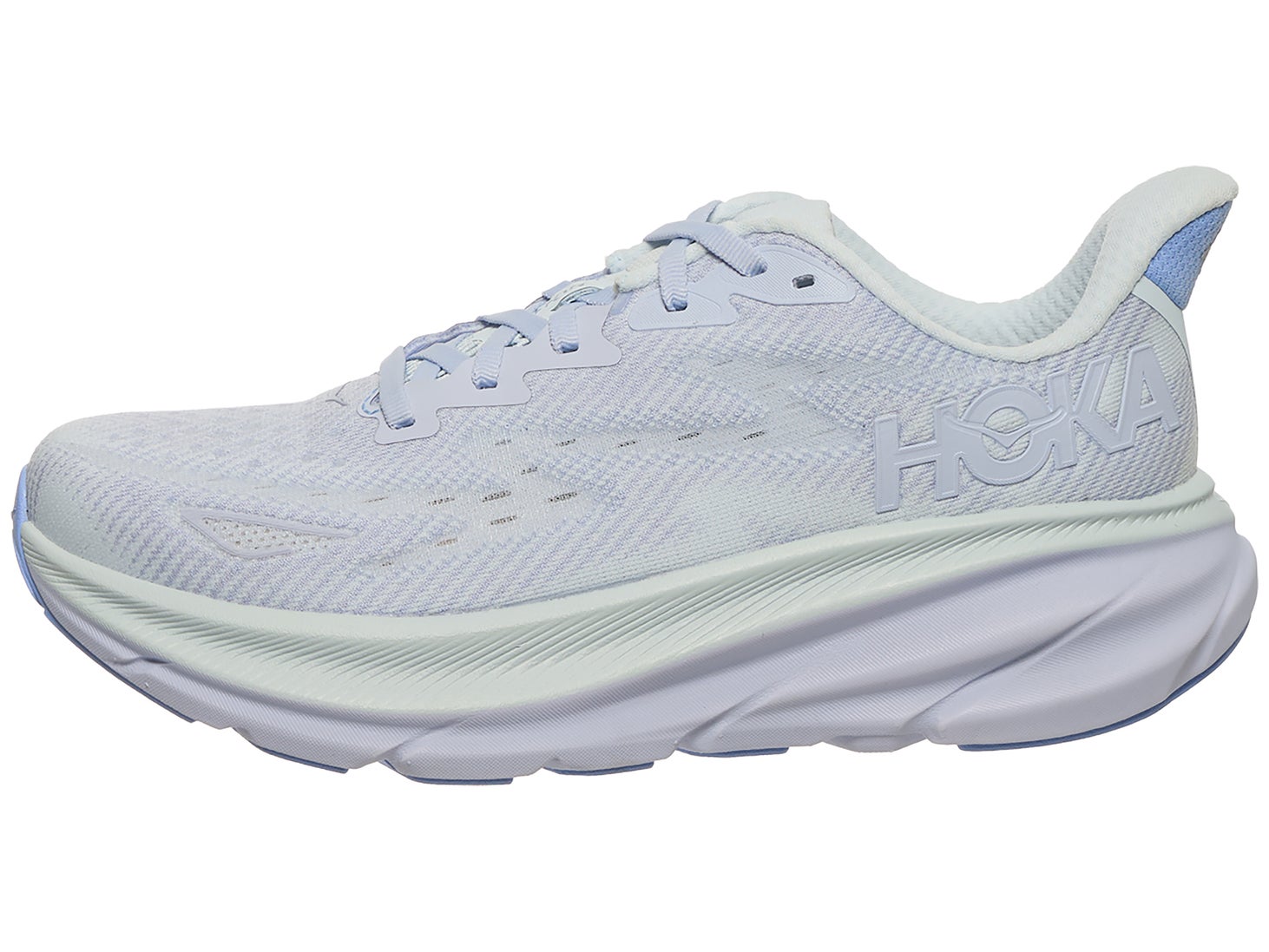 HOKA Clifton 9 Women's Shoes Ether/Illusion | Running Warehouse