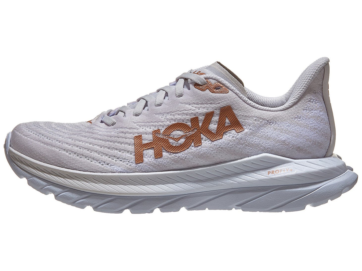 HOKA Mach 5 Women's Shoes White/Copper | Running Warehouse