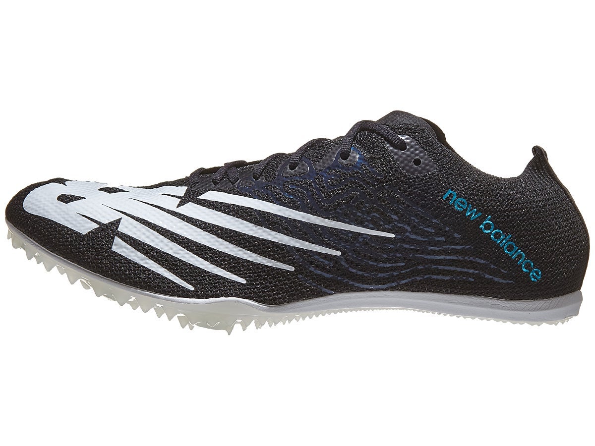 New Balance MD800 v7 Men's Spikes Black/White Running Warehouse
