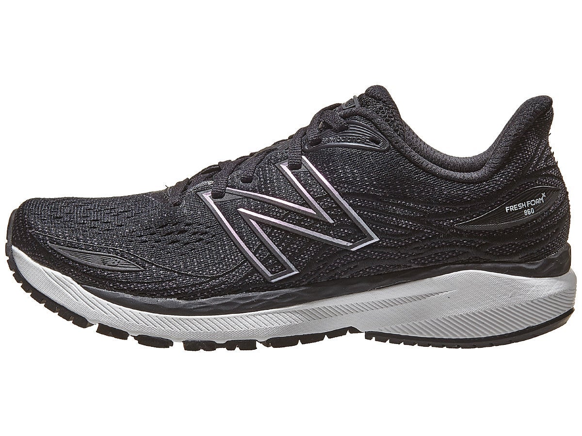 New Balance Fresh Foam 860 v12 Women's Shoes Blk/White Running Warehouse