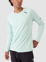 2XU Men's Aero Long Sleeve Digital Mint