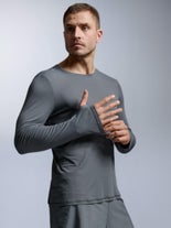 2XU Men's Aero Trail Long Sleeve Turbulence