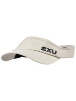2XU Run Visor  Pebble/Black