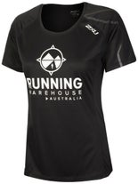 2XU Women's RWAU Active Short Sleeve MD Black