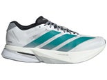 adidas adizero Boston 13 Men's Shoes White/Pure Teal/Gr