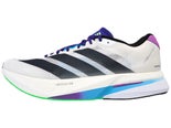 adidas adizero Boston 13 Men's Shoes White/Black/Lime