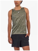 ASICS Men Fujitrail Elite Singlet SM Mantle Green