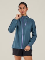 ASICS Women's Fujitrail Waterproof Jacket Ironclad