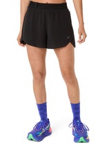 ASICS Women's Metarun Split Short Performance Black