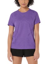 ASICS Women's Metarun Short Sleeve Top Edo Purple