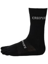 Creepers Merino Crew Toesock XL Black