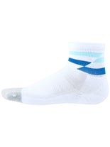 Feetures Elite LC Quarter Socks MD White Track