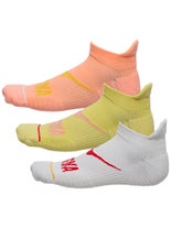Hoka NS Sock 3-Pack SM Aura/Lunar/Papaya