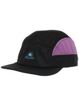 Helios Ultralight 7 Panel Running Cap  Charcoal/Magenta