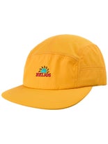 Helios Ultralight 7 Panel Soft Brim Cap  Yellow