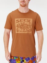 Janji Men's Runterra Bio GFX Tee Seek New Sunbeam