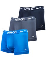 Nike Men Micro Trunk 3-Pack XL Blue/Grey/Black
