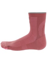 On Elite Run Sock Mid MD Camellia/Azalea