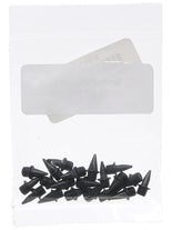 Om-l 9mm (3/8") Pyramid Spikes 20 Pack Black