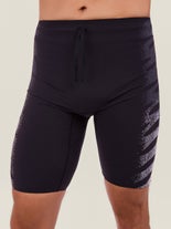 ON Men's Zero Half Tights Iron/White